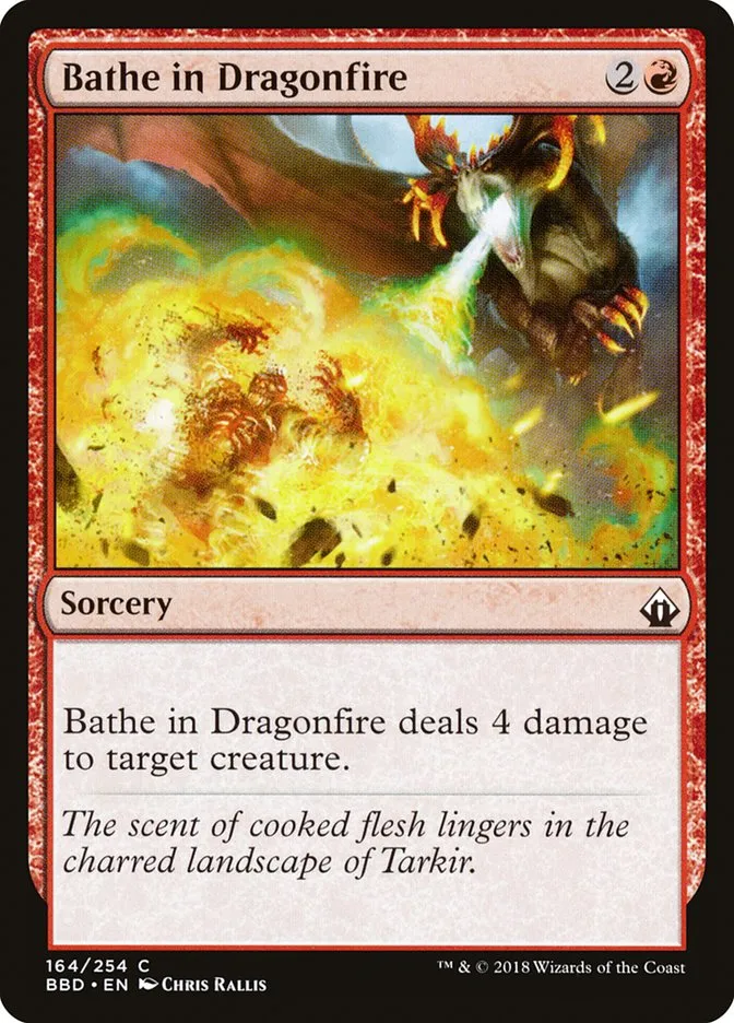 Bathe in Dragonfire Front Face