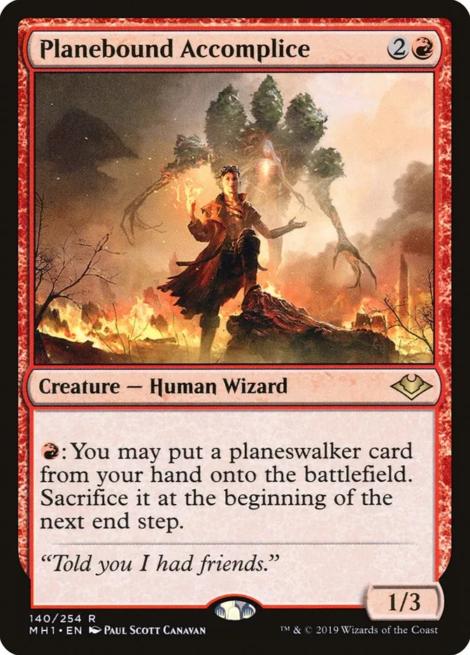 Planebound Accomplice Front Face
