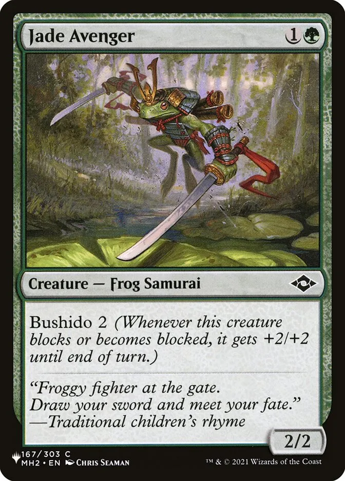 Jade Avenger Front Face