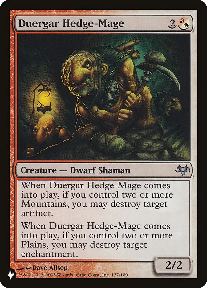 Duergar Hedge-Mage Front Face