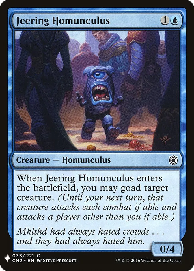 Jeering Homunculus Front Face