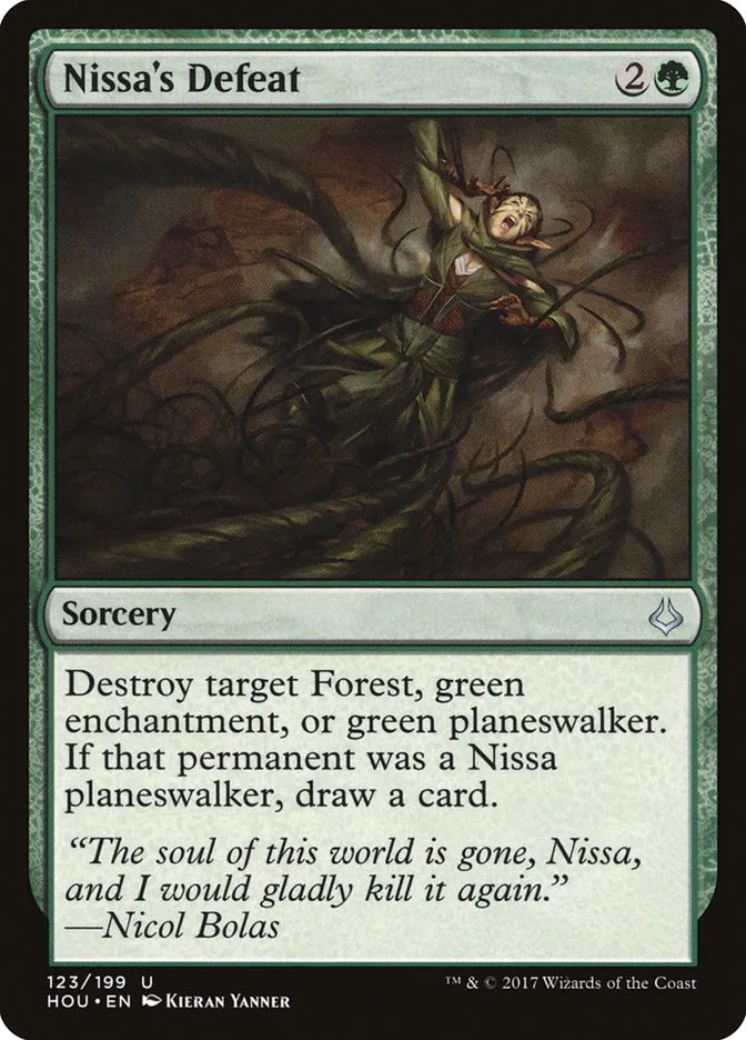 Nissa's Defeat Front Face
