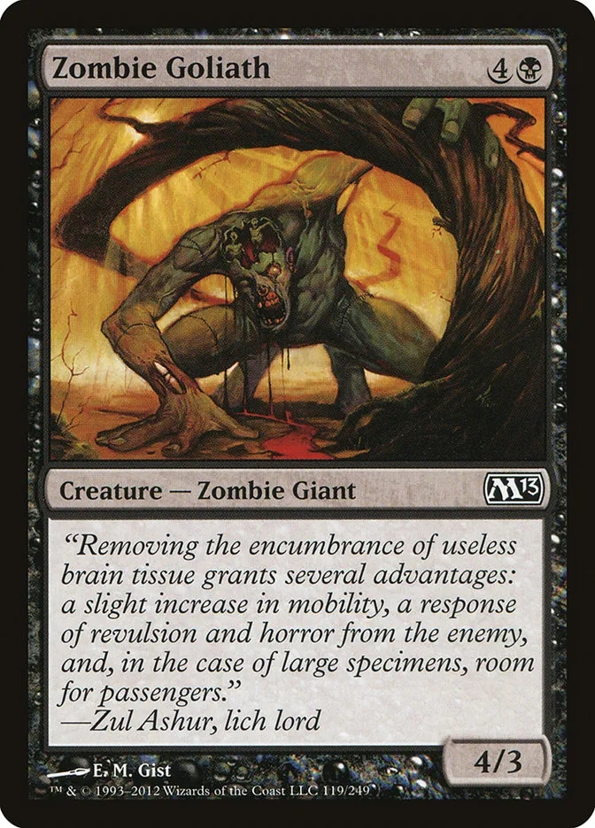 Zombie Goliath Front Face