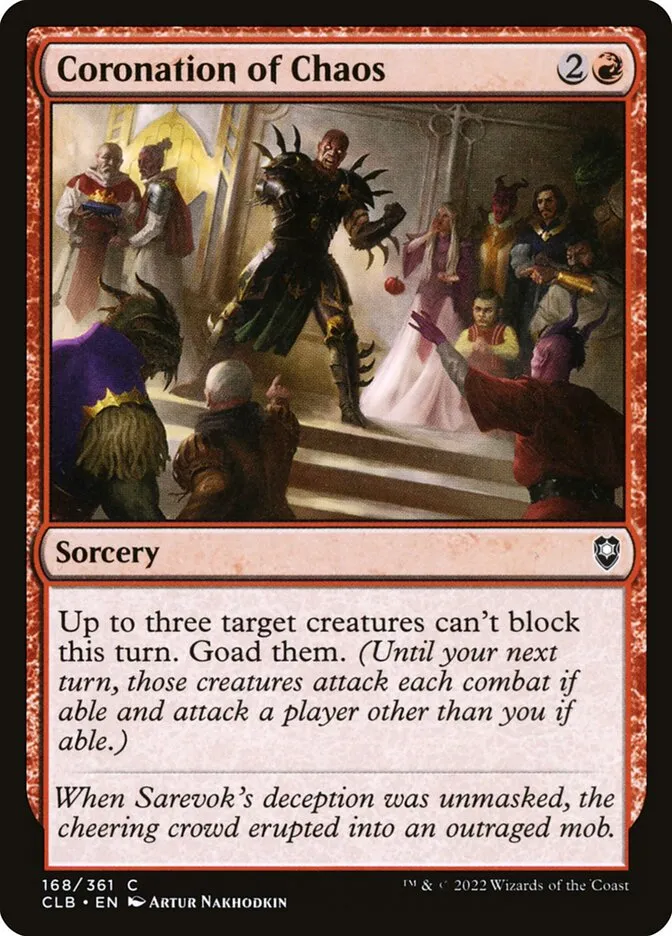 Coronation of Chaos Front Face
