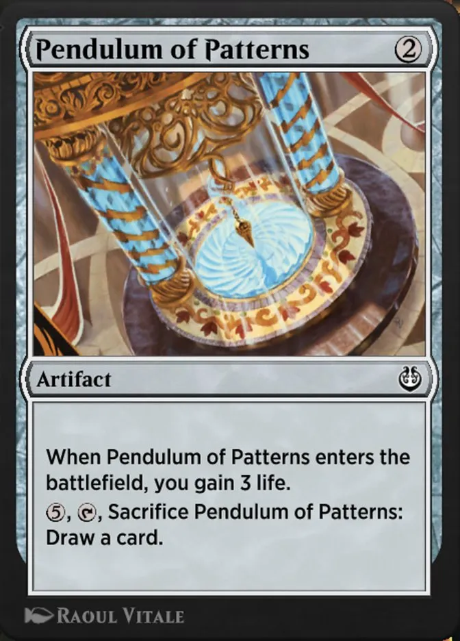Pendulum of Patterns Front Face