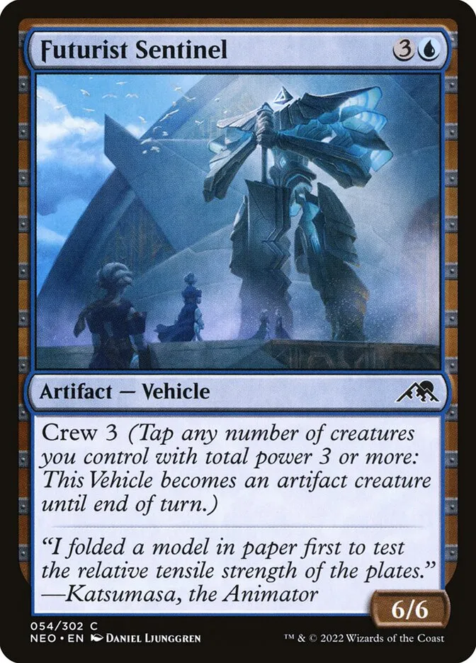 Futurist Sentinel Front Face
