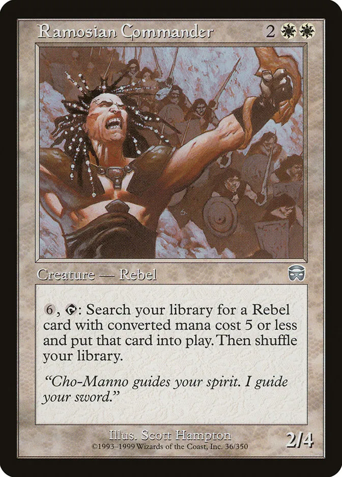 Ramosian Commander Front Face