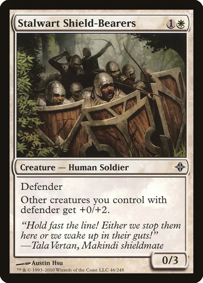 Stalwart Shield-Bearers Front Face