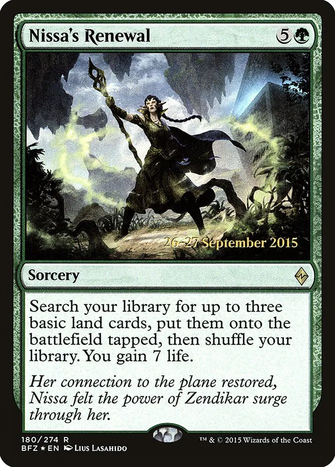 Nissa's Renewal Front Face