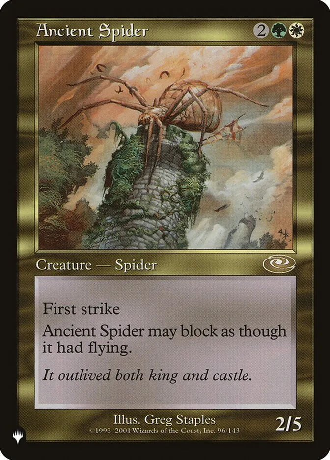 Ancient Spider Front Face