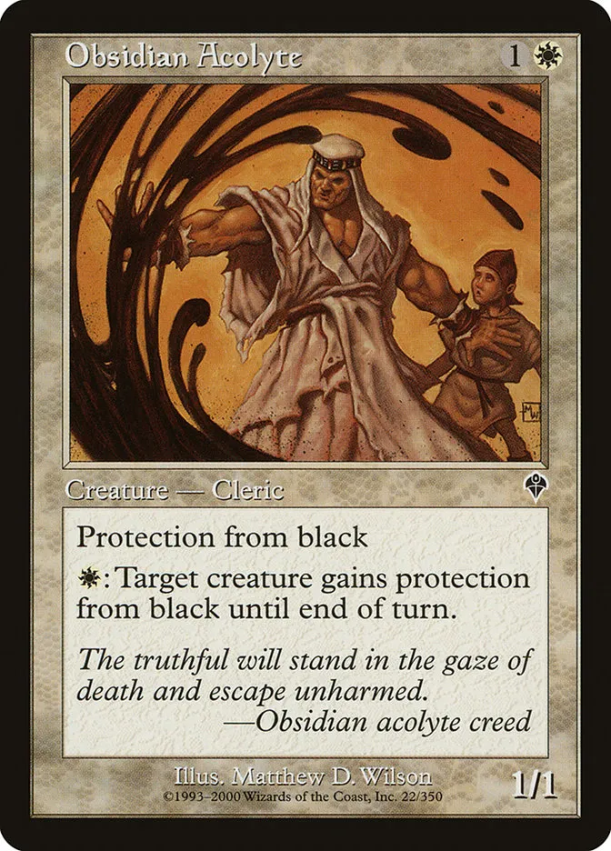 Obsidian Acolyte Front Face