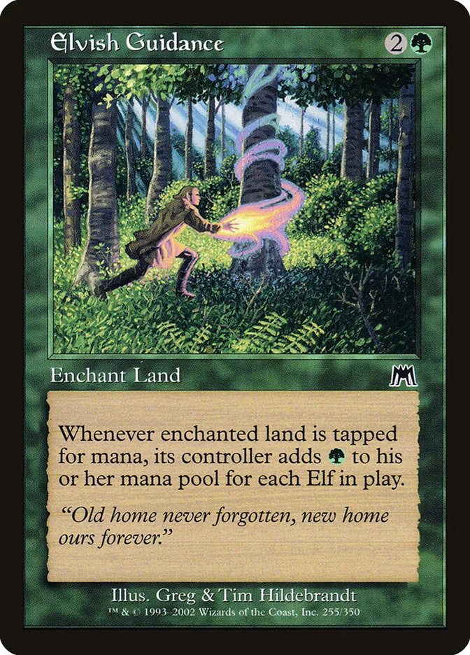 Elvish Guidance Front Face