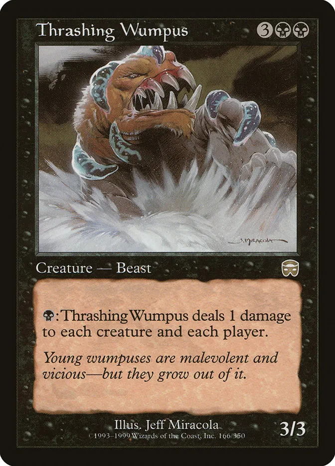 Thrashing Wumpus Front Face