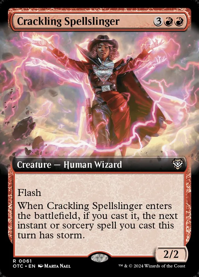 Crackling Spellslinger Front Face