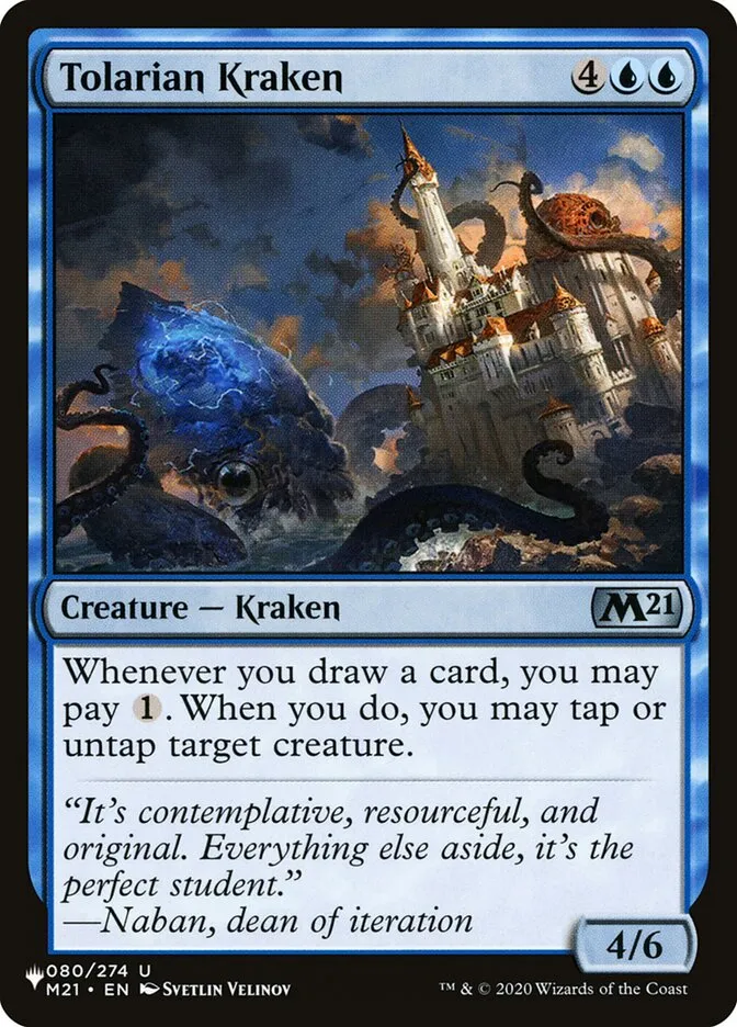 Tolarian Kraken Front Face