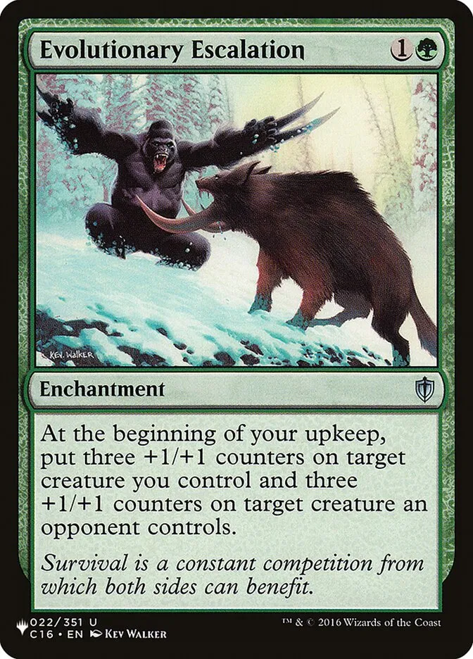 Evolutionary Escalation Front Face