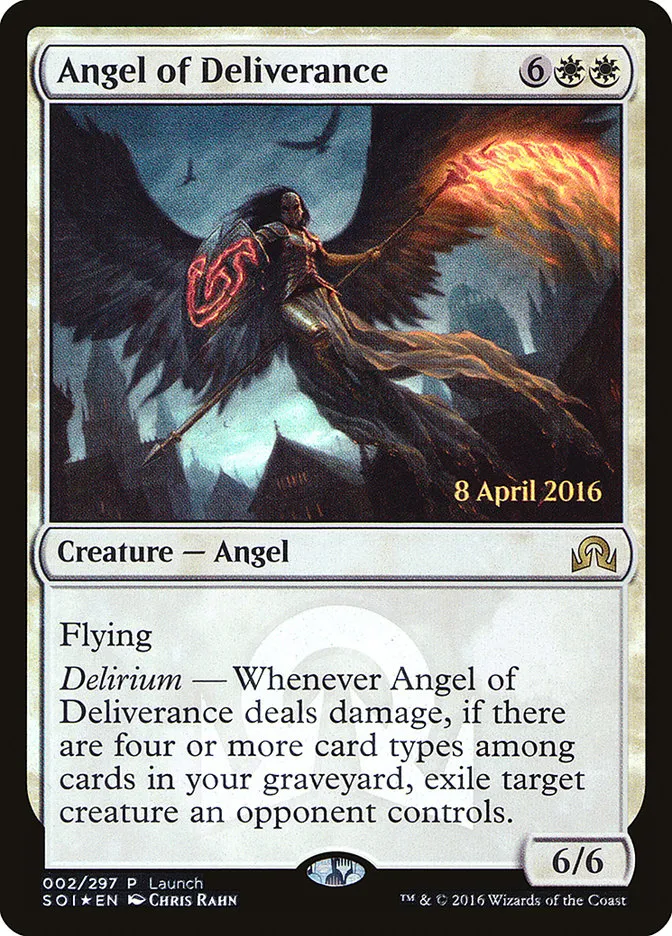 Angel of Deliverance Front Face