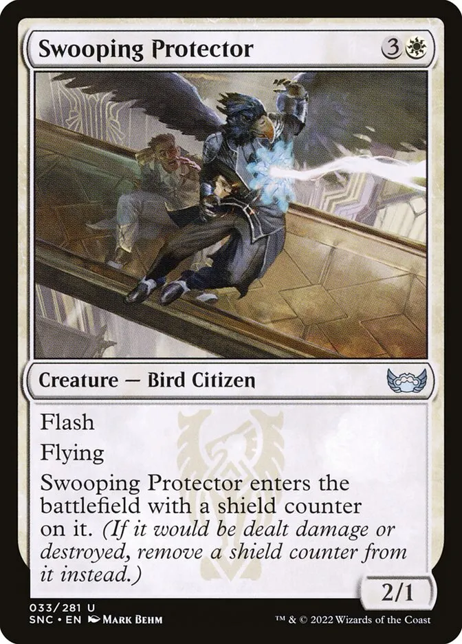 Swooping Protector Front Face