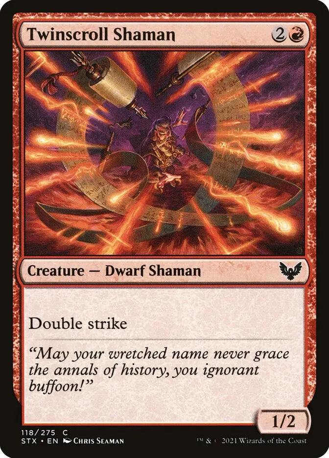 Twinscroll Shaman Front Face