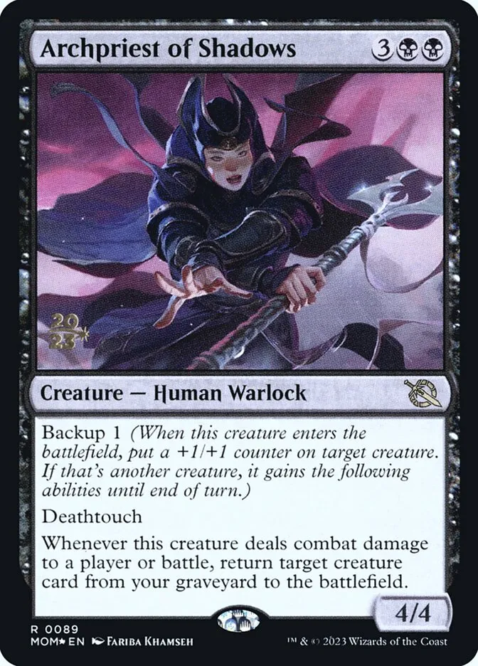 Archpriest of Shadows Front Face