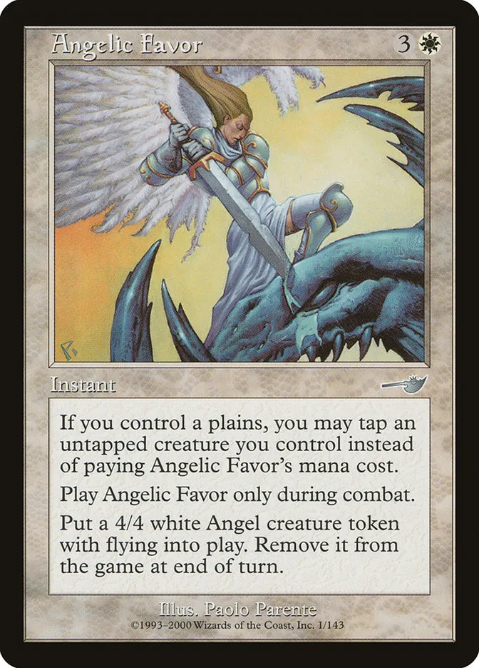 Angelic Favor Front Face
