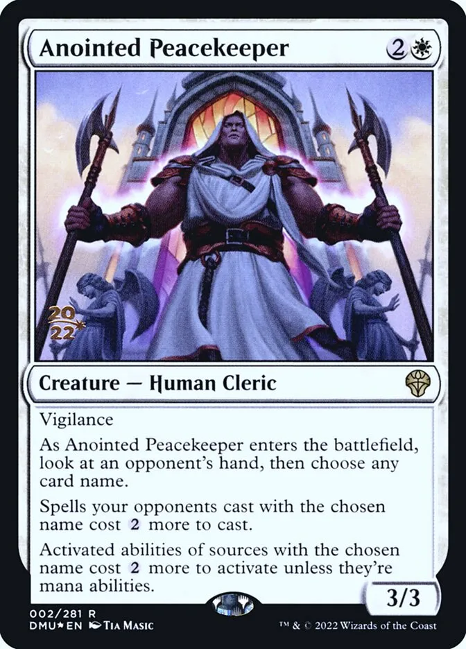 Anointed Peacekeeper Front Face