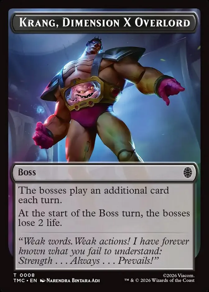 Krang, Dimension X Overlord Front Face