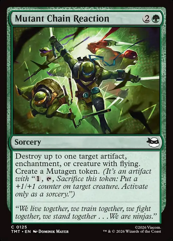 Mutant Chain Reaction Front Face