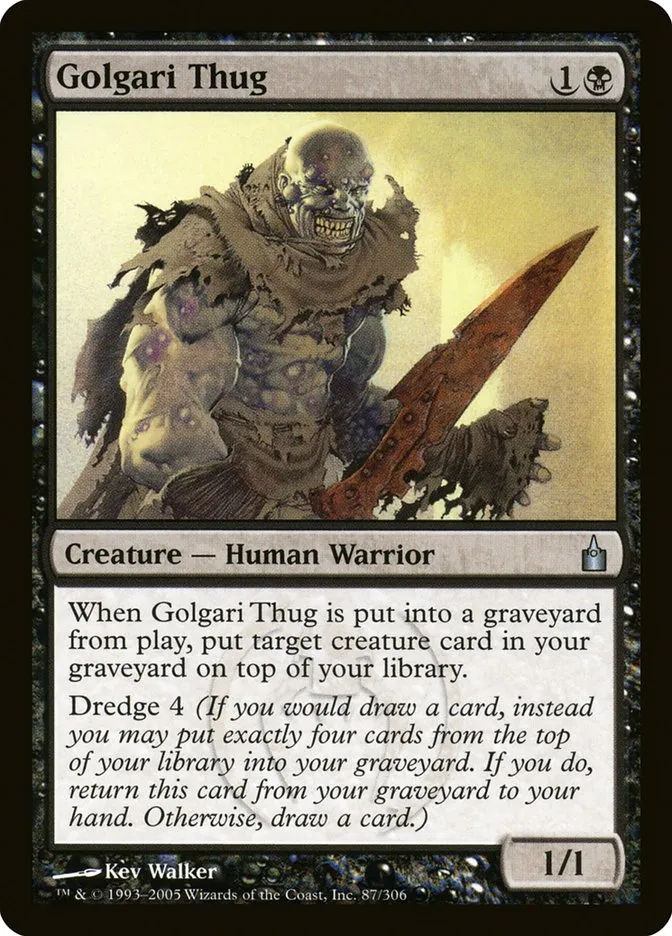 Golgari Thug Front Face