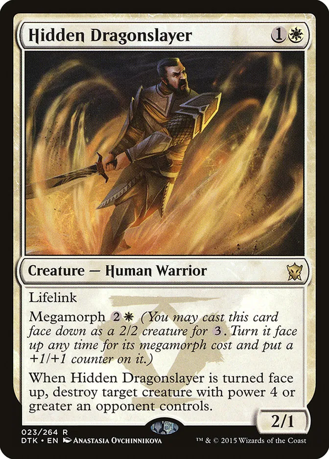 Hidden Dragonslayer Front Face