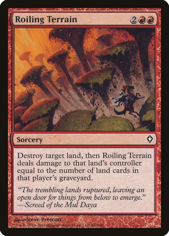 Roiling Terrain Front Face