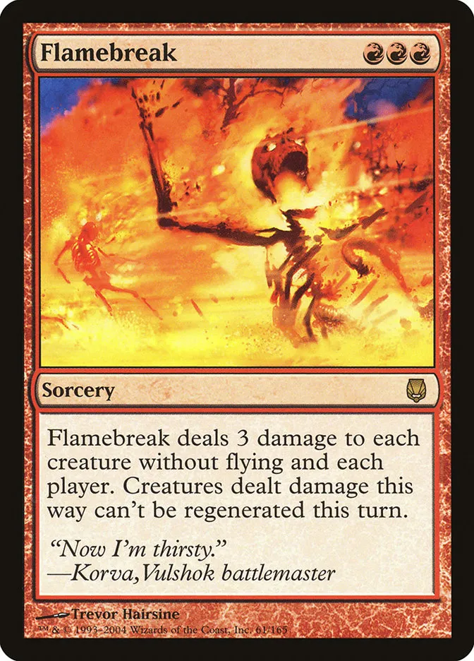 Flamebreak Front Face