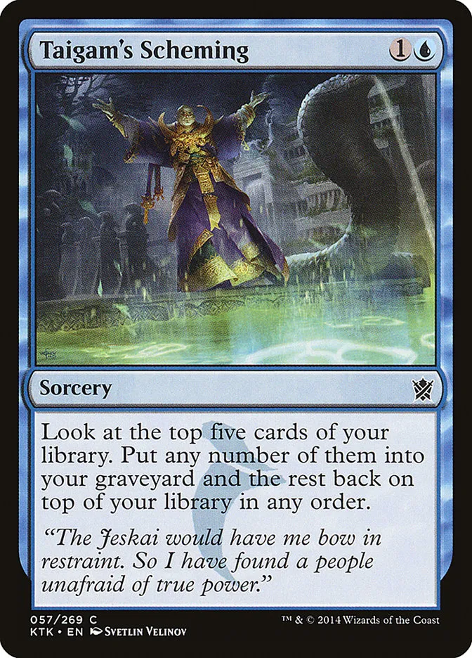 Taigam's Scheming Front Face