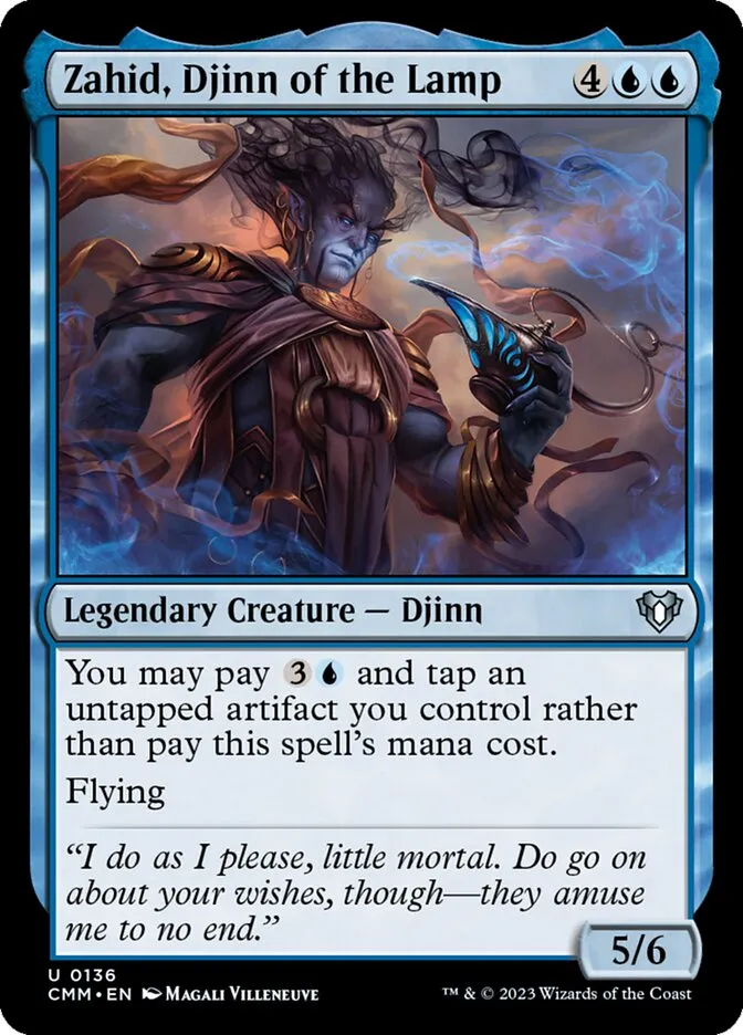 Zahid, Djinn of the Lamp Front Face