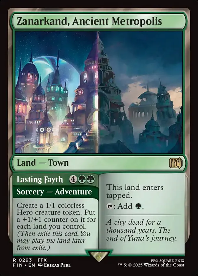 Zanarkand, Ancient Metropolis // Lasting Fayth Front Face