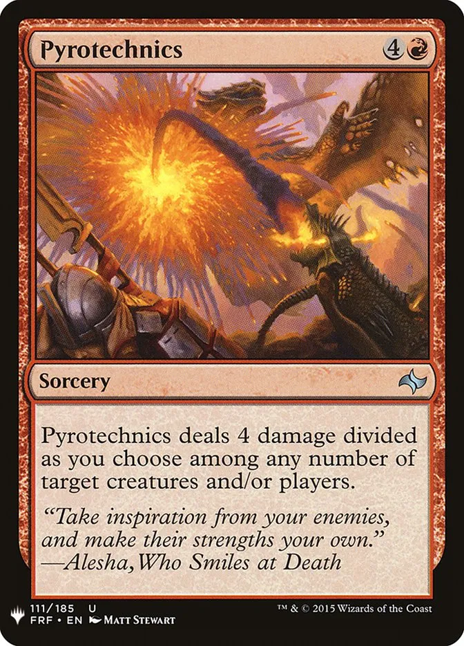 Pyrotechnics Front Face