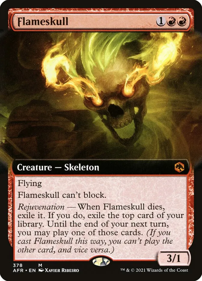 Flameskull Front Face