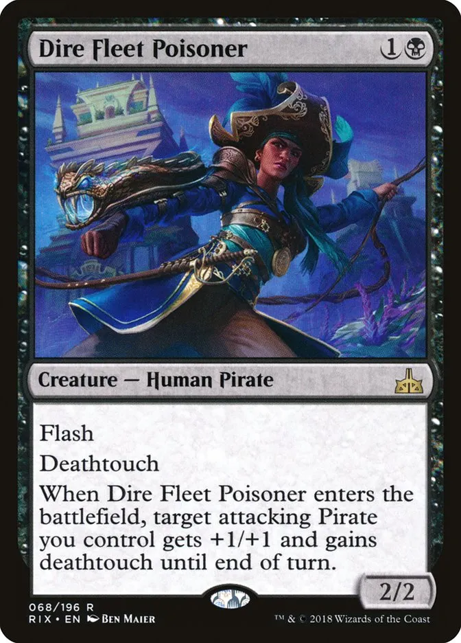 Dire Fleet Poisoner Front Face