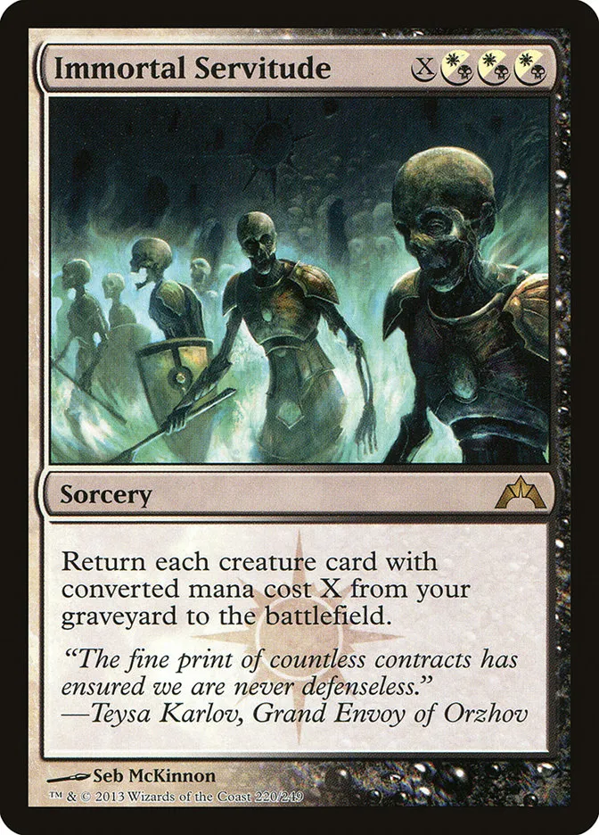 Immortal Servitude Front Face
