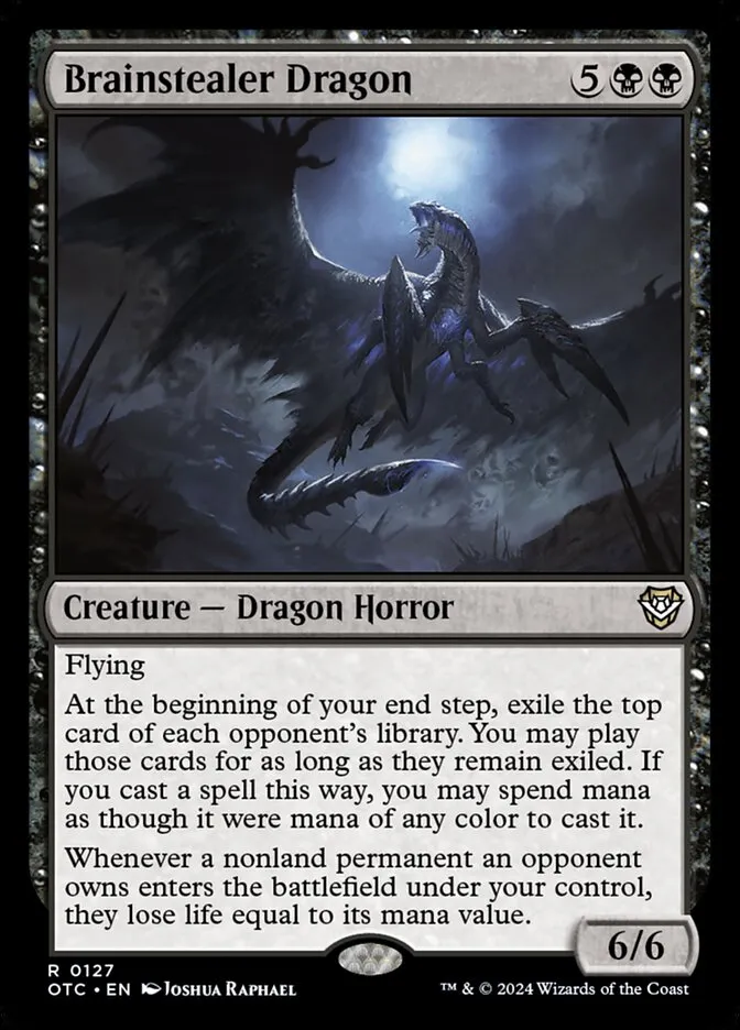 Brainstealer Dragon Front Face