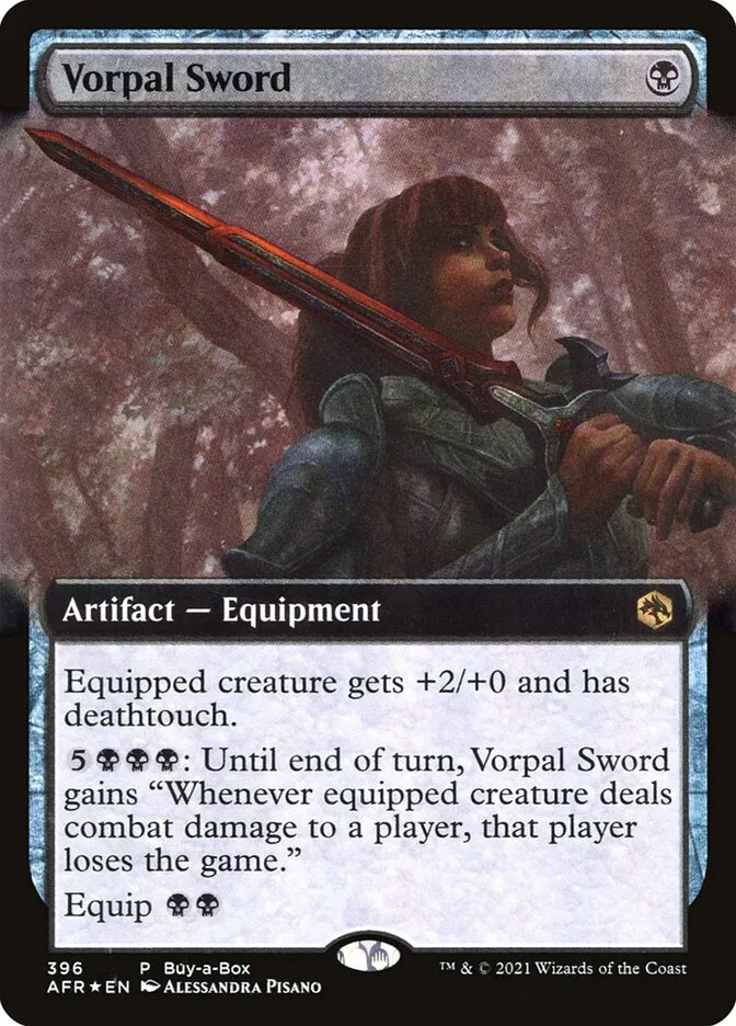 Vorpal Sword Front Face