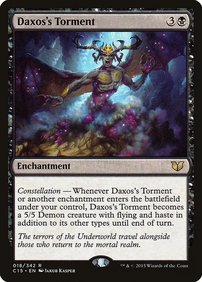 Daxos's Torment Front Face