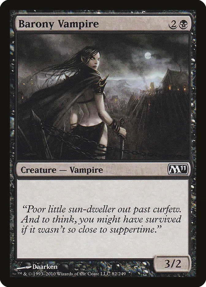 Barony Vampire Front Face