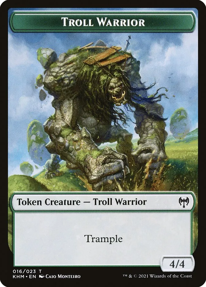 Troll Warrior Front Face