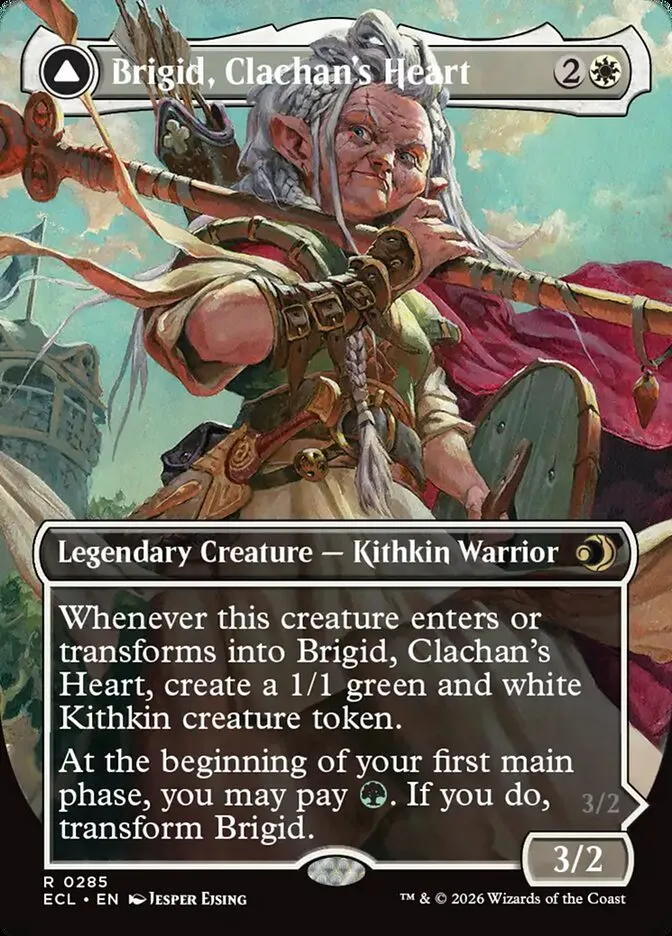 Brigid, Clachan's Heart // Brigid, Doun's Mind Front Face