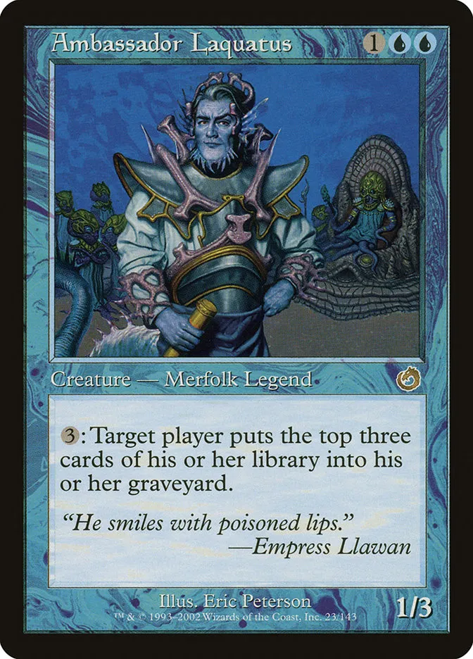 Ambassador Laquatus Front Face