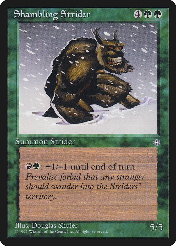 Shambling Strider Front Face