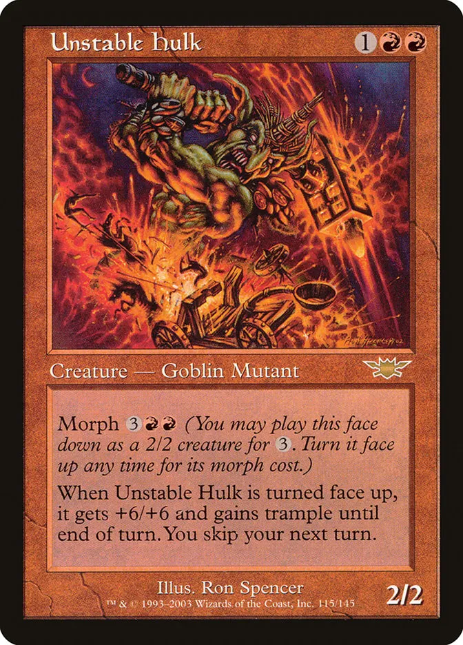 Unstable Hulk Front Face