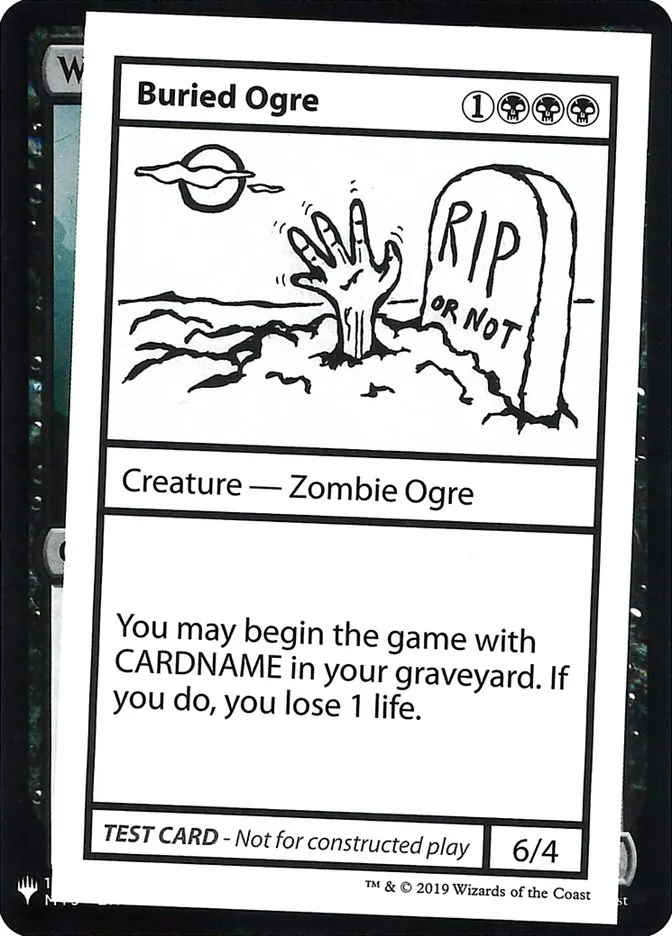 Buried Ogre Front Face