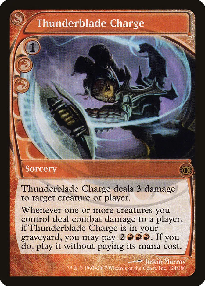 Thunderblade Charge Front Face
